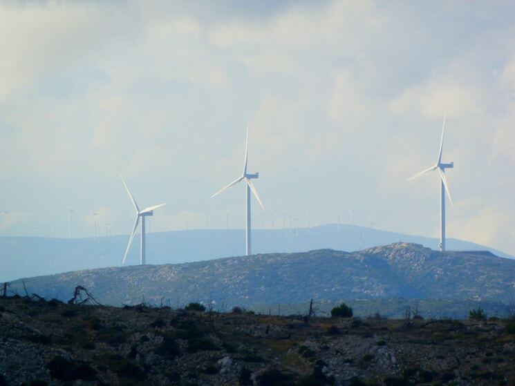Wind turbines symbolizing ESG initiatives